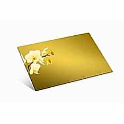 Yapışkanlı Aynalı Pleksi Gold 1 mm